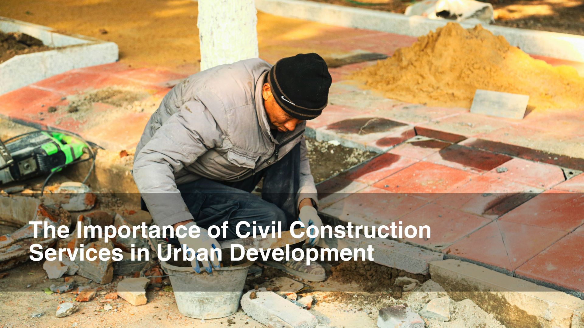 man in black beanie performs civil construction